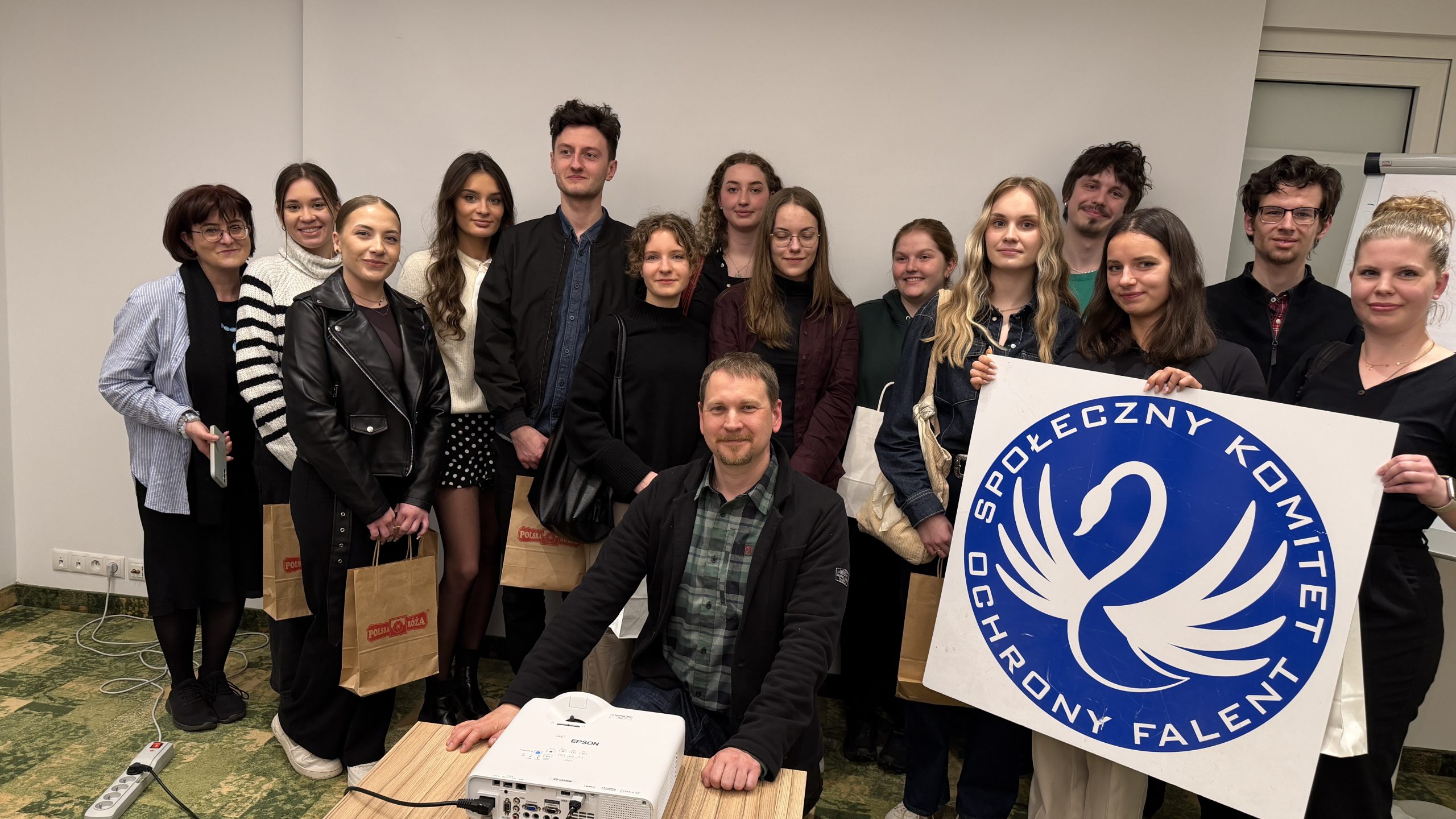 Grupa projektowa studentów Architektury Krajobrazu SGGW z opiekunami.